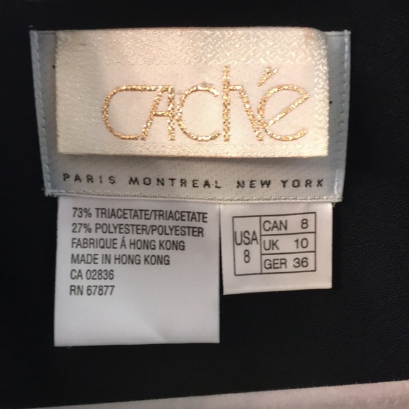 Cache Daymor Couture Blouse Size 8 - Picture 6 of 12